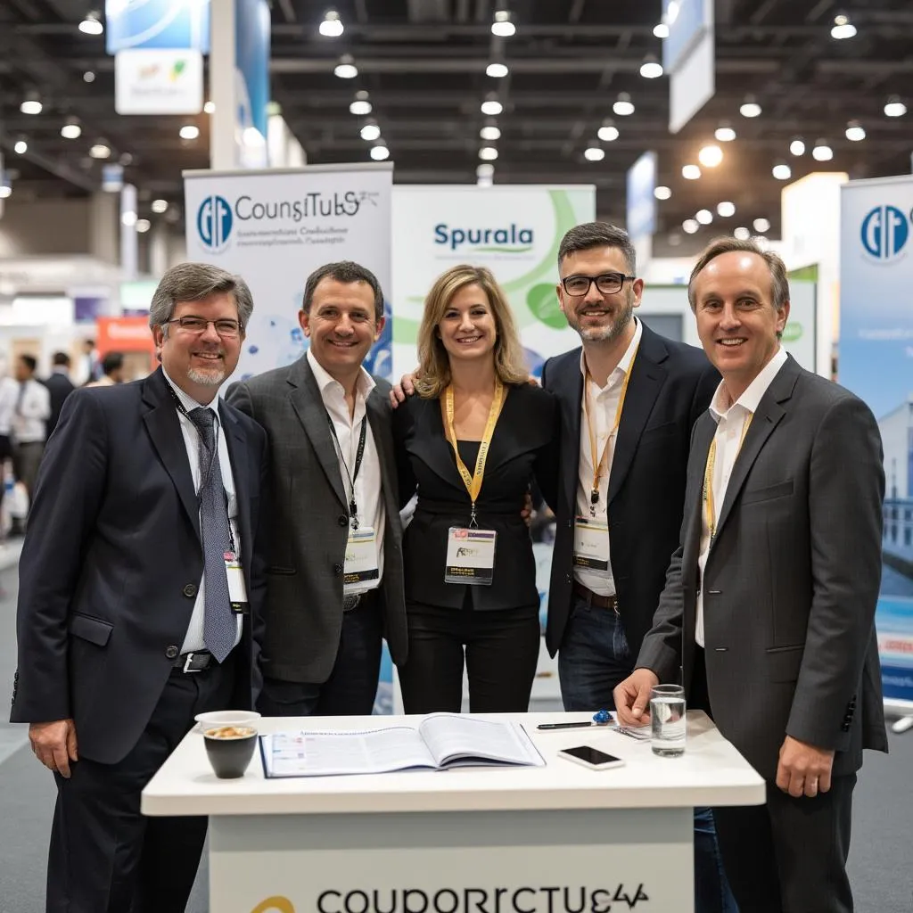 Equipo de ConsejoConsult en congreso internacional