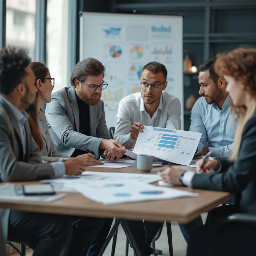 Equipo de ConsejoConsult en reunión estratégica