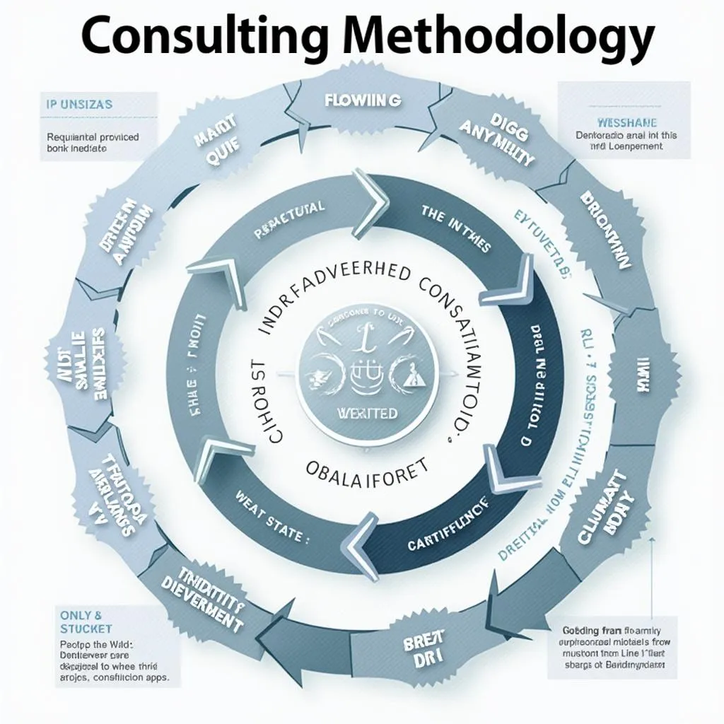 Diagrama de metodología de consultoría con enfoque sistemático